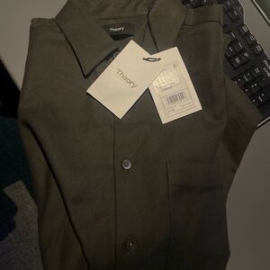 Gorgeous Theory Gray shirt Irving PA BNWT XS